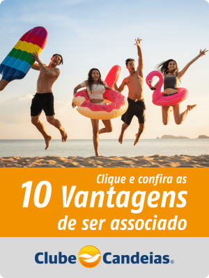 Clique e confira as 10 vantagens de ser associado Clube Candeias